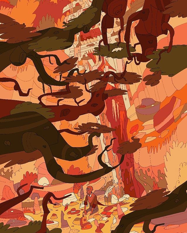 Trying to wrestle a big drawing - still not done and will sure post again once i'm finished so if you don't want to have to see it twice hurl your phone now.

#characterdesign #character #illustration #drawingoftheday #indiecomics #visualdevelopment #vis… ift.tt/2O8eDPb