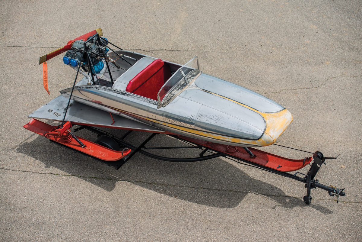 Silodrome's tweet photo. A 1958 Ice Speedster – A Continental Aircraft Engine Powered Snow Plane

Link: https://t.co/fsCLwsnMzo

@rmsothebys #snowplane #snowmachine #snowmobile #winter #snow #starwars #landspeeder #skiing #snowboarding https://t.co/5uHSQCAXx4