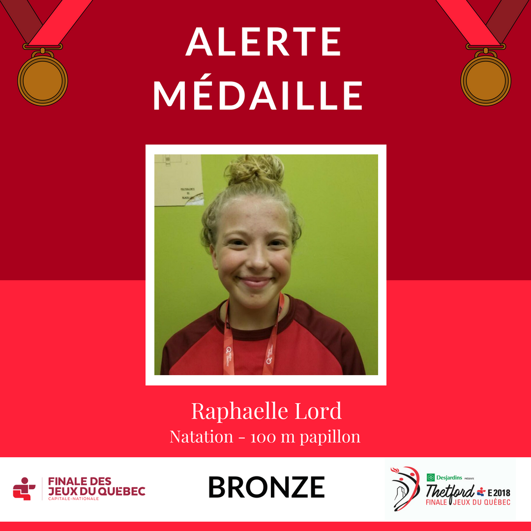 JDQCapNat's tweet photo. Beaucoup de belles performances hier ! Parmi celles-ci, nommons Raphaëlle qui est monté sur le podium pour la deuxième fois durant les Jeux. Bravo ! #gocapnat #gojdq #jdq2018 https://t.co/rdqj4GwrtV