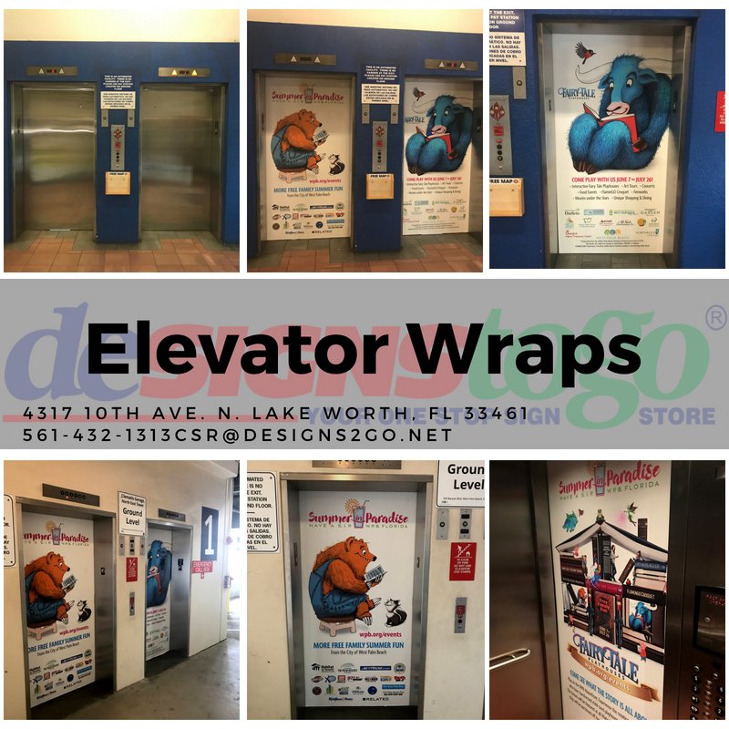designs2goinc's tweet photo. Hop on the advertisement ride! Show people what your company is about & where it's located with an easy marketing technique, ELEVATOR WRAPS!
Get them with @designs2goinc your go-to printing company!
#Designs2go #elevatorwraps #vinyl #Advertising #friyay https://t.co/JmJNSK8WEY