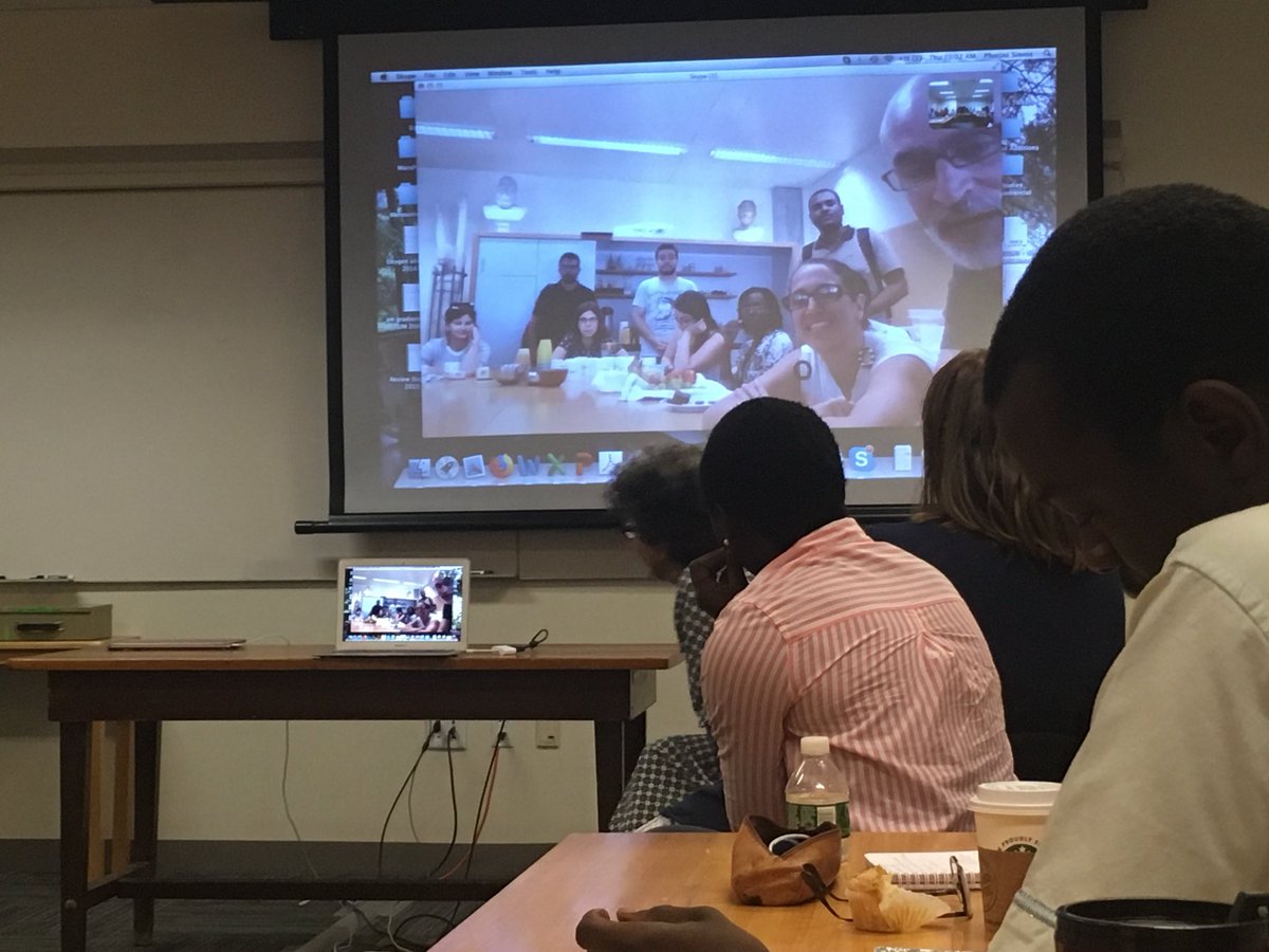 MBLBoP's tweet photo. Cross-Atlantic #parasitology bonding. Skype w @mideastbop such a pleasure #BoP2018 https://t.co/qeUOm4Iim6