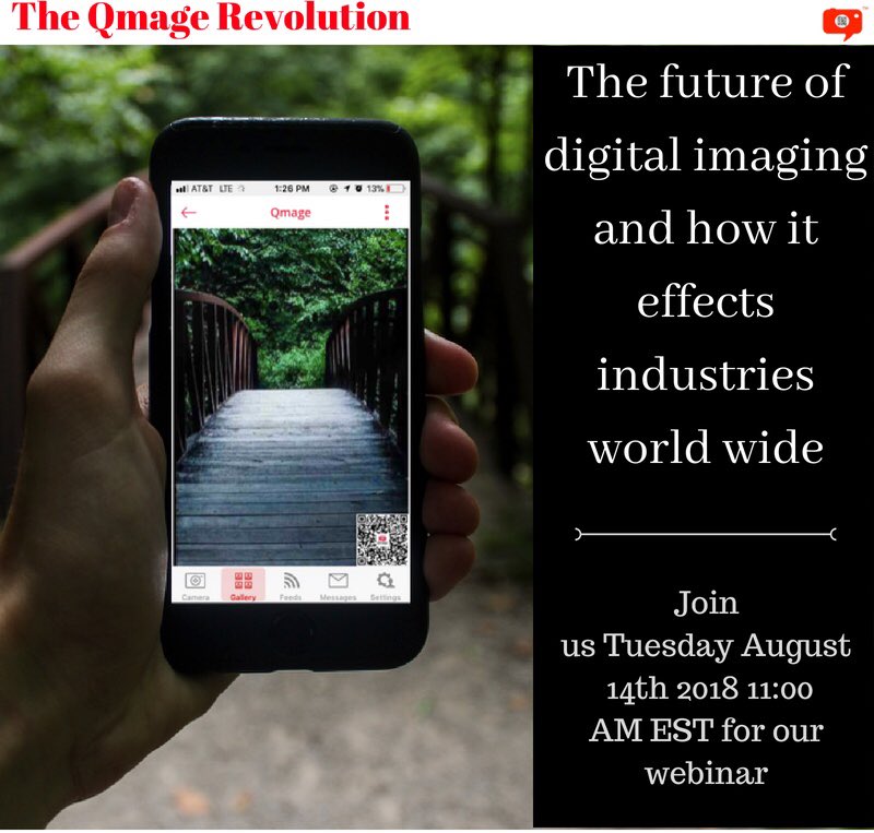 Qmage1's tweet image. Join our webinar to learn more about how Qmage is changing the future of digital imaging.