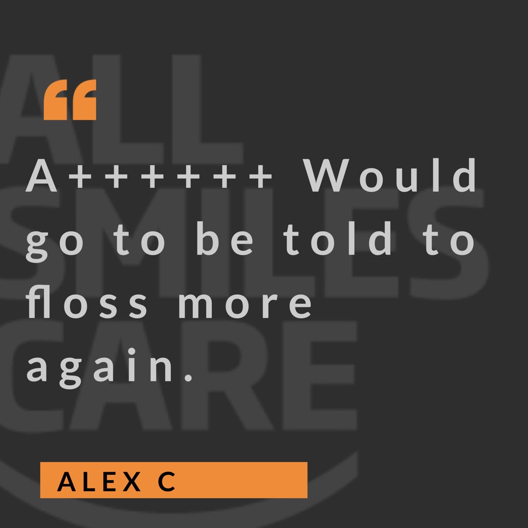 Allsmilescare's tweet photo. Thank you, Alex, for your #fivestarreview #friyay #frinally #googlereview #demandforce https://t.co/nR1K1wPz7f