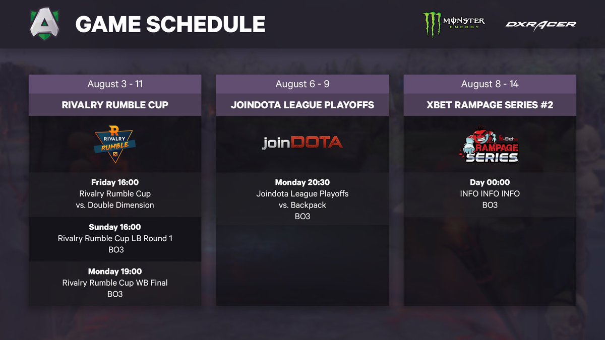 Alliance On Twitter Our Dota2 Boys Are Back In Action Today