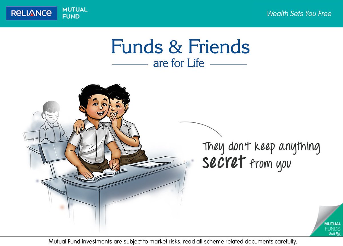 True #friends always warn you of risks and keep all facts in front of you, without secrecy. Just like how #MutualFunds share all details including it’s risks with you! #FriendsForLife #FriendshipDay #WealthSetsYouFree

To start planning, visit: wealthsetsyoufree.com