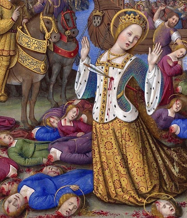 calogerart's tweet photo. Saint Ursula and the 11,000 Virgins 
via Les Grandes Heures d'Anne de Bretagne
Jean Bourdichon, 1503-1508

#saintursula #virgins #middleage #medievalart #minature #lesgrandesheures #annedebretagne #calogerart #EcploreArtYourWay https://t.co/8LDEDa9y3a https://t.co/dlQcZhkC0P