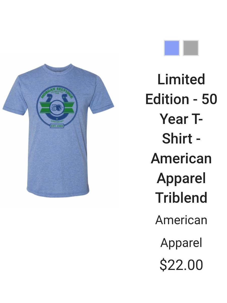 New year, new gear! Order your 50th anniversary <a href="/SMSstallions/">Selvidge Stallions</a> limited edition t-shirt today! #celebrateselvidge stores.inksoft.com/selvidge_middl…