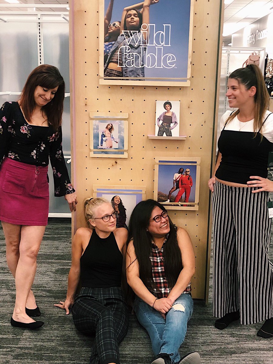 WILD gals modeling WILD FABLE! Just thought we would give our mannequins a little break - New and only at <a href="/Target/">Target</a> ✨🎯