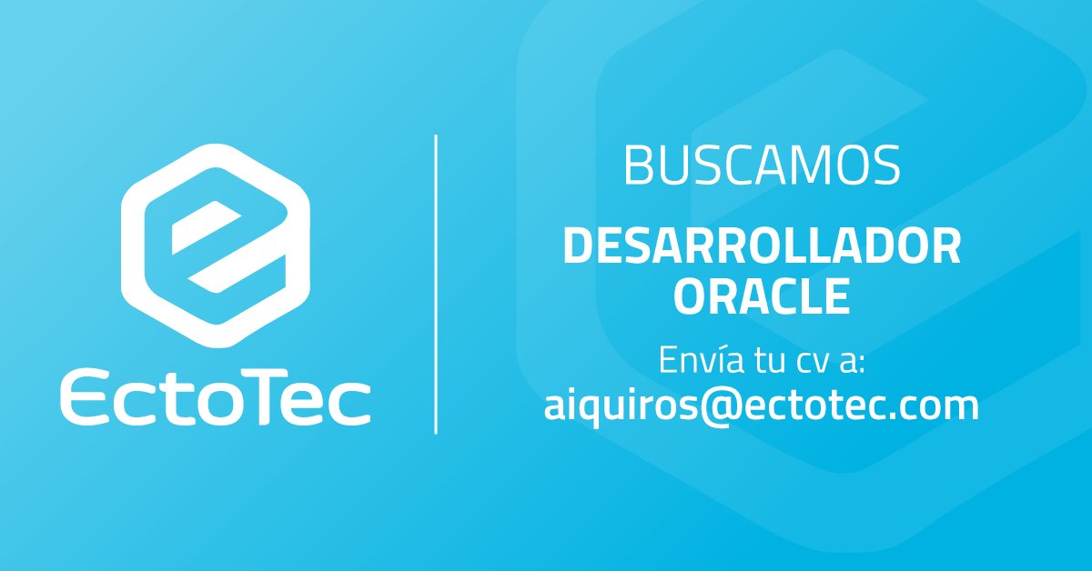 EctoTec's tweet image. ⚠️Hola #Monterrey y #CDMX ⚠️En #EctoTec estamos en busca de talento 👨‍💻👩‍💻 Te invitamos a postularte por esta vía o al correo que se indica en las imágenes. ⬇️⬇️⬇️

#Empleo #BolsaDeTrabajo #DesarrolladorWeb #AnalistaDeSistemas #DesarrolladorOracle #Vacantes