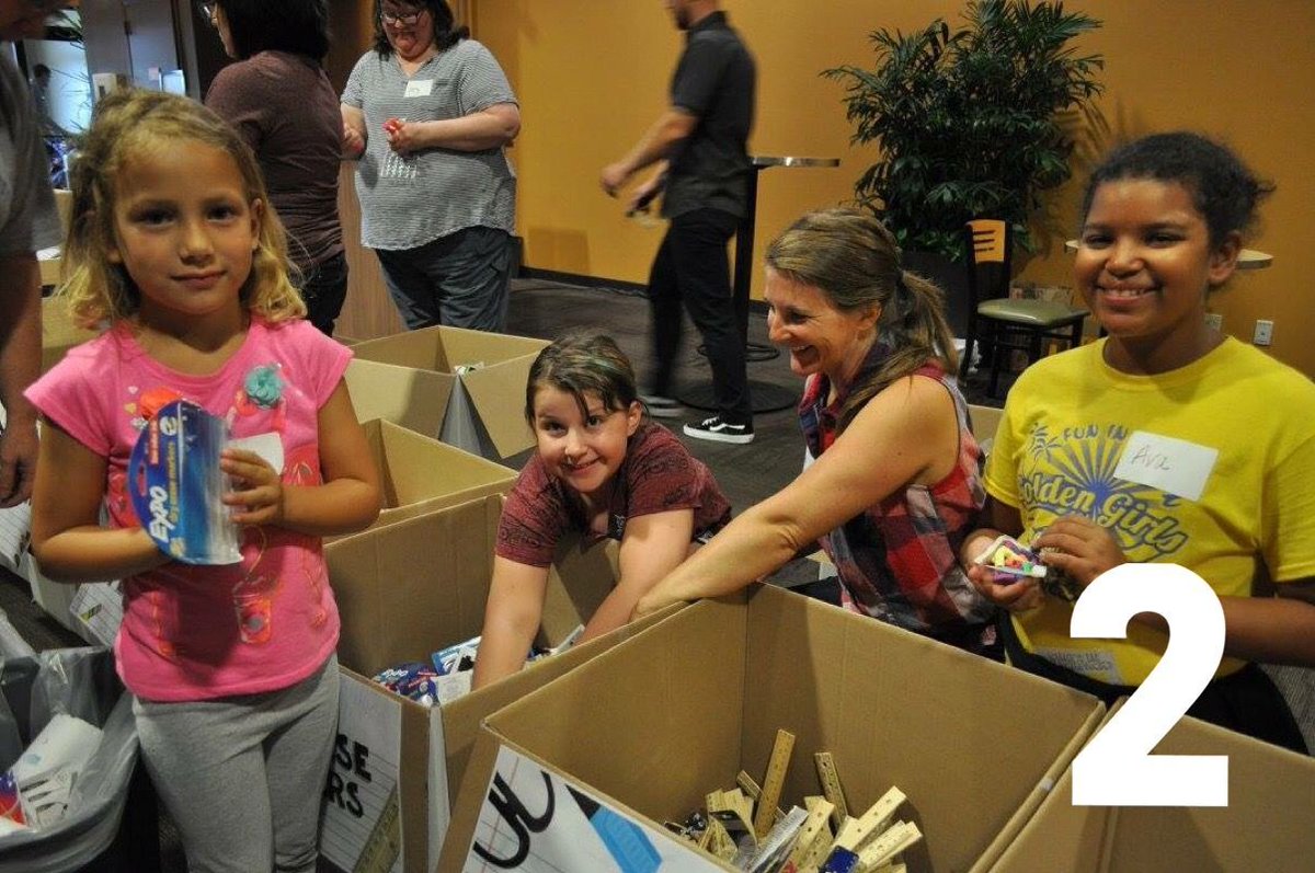 CrossngOutreach's tweet photo. Two's the magic number! See you (and your supplies) this weekend! https://t.co/bsecLvv9b5