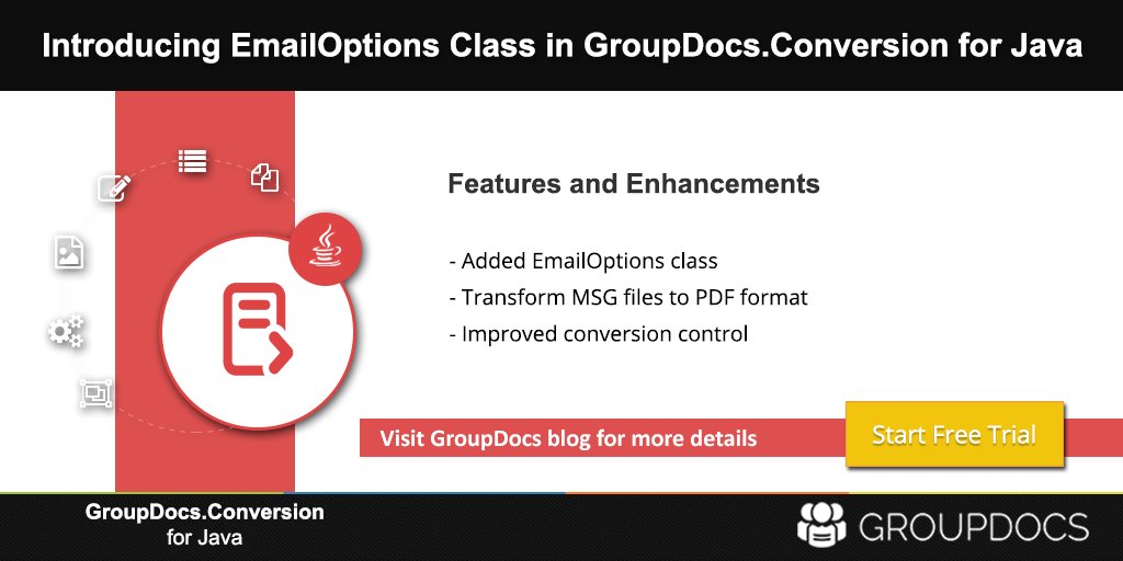 GroupDocs on Twitter: "Introducing EmailOptions class in GroupDocs ...