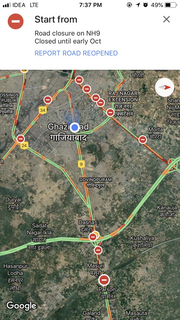 ShaniDeshwal's tweet image. Road closed till 10 August 2018 due to routes conversation for #KawarYatra #HarHarMahadev

Use Google Maps and Check everything.
#Local_Guides are contributing regularly to make it more comfortable and convenient.
#GoogleMaps #LocalGuides #LetsGuide #LetsContribute #onGoogleMaps