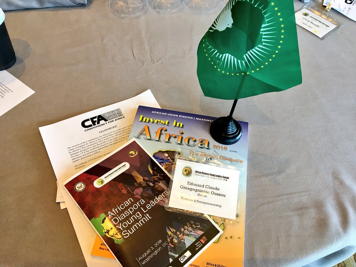 ClaudeOussou's tweet photo. En tant que @WashFellowship #fellow, je suis très heureux de participer au premier African Diaspora Young Leaders Summit organisé par @us_au @_AfricanUnion et @AsstSectStateAF à #WahsingtonDC.
#ADYL https://t.co/5yvrifvqt2