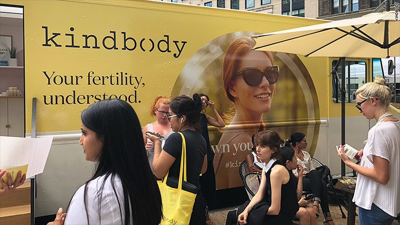 CNNBusiness's tweet photo. "Fertility van" hits streets of New York City https://t.co/zjTyEC2lta https://t.co/a5EFn8K0g3