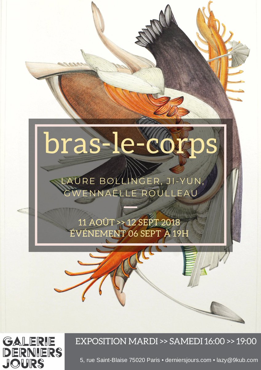 Exposition "bras-le-corps" @ Galerie DerniersJours - mailchi.mp/168639d067af/a…