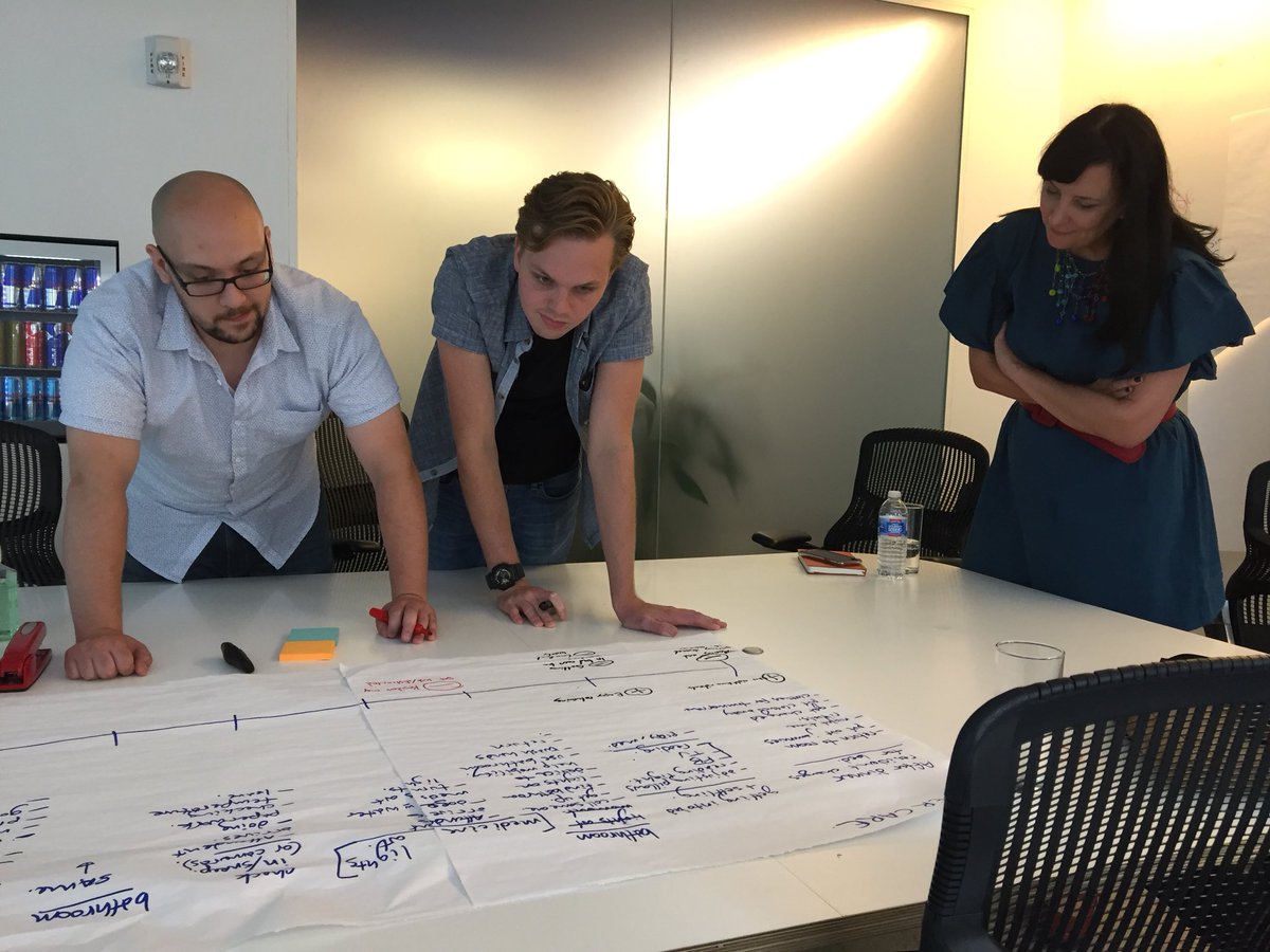 CapgeminiInv_NA's tweet photo. Working with coach @jtplanet, @Cyfive__ builds their journey map. #redbulllaunchinstitute https://t.co/5ckSg1pMxE