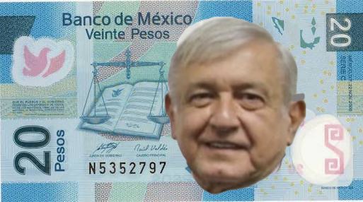 ELM2TORRES's tweet image. Así serán los nuevos billetes de 20 pesos 🤣🤣🤣