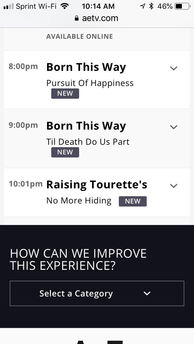 Shellyhanson1's tweet photo. @helenes1101 @AETV It’s on the A&amp;E schedule online. Contact your cable provider if you don’t see it and want to watch it! https://t.co/0wzI2AjOeP