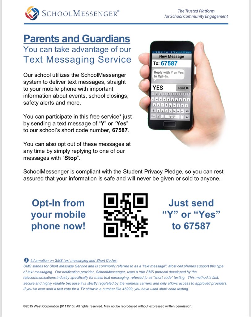 FeasterCharter's tweet photo. We would love for all of our parents to be connected on our School Messenger system! Stay up to date on all of important Feaster news right from your phone! We hope that you will all take some time to sign up! #feastercharterschool #feastercharter #feasterparents @CVESDNews https://t.co/jqt3JzdTL6