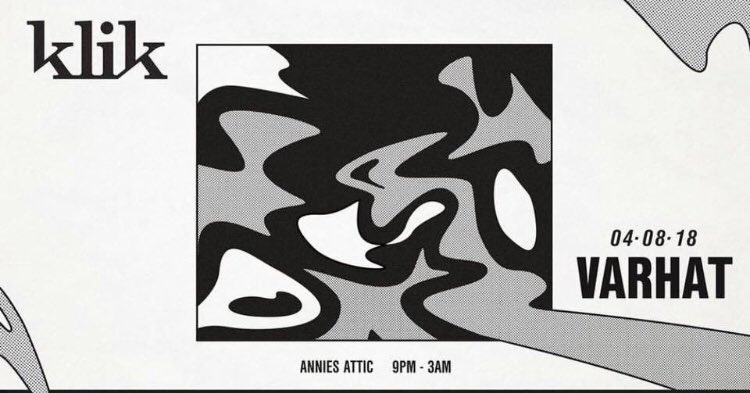 KlikMovement's tweet photo. Tomorrow we land back at Annie’s Attic with Varhat https://t.co/SOqMMGBLTa
