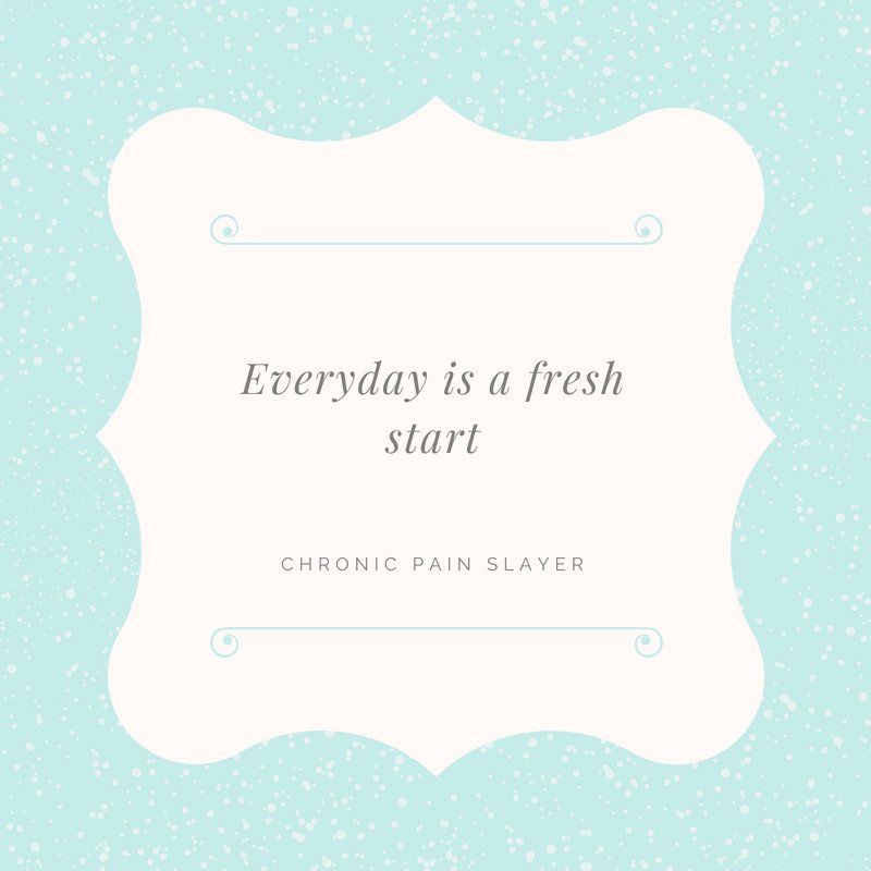 HeatherBlock3's tweet photo. Start each day with a positive mindset. #chronicpainslayer #painmanager #newday #freshstart https://t.co/TiezfG9rP7