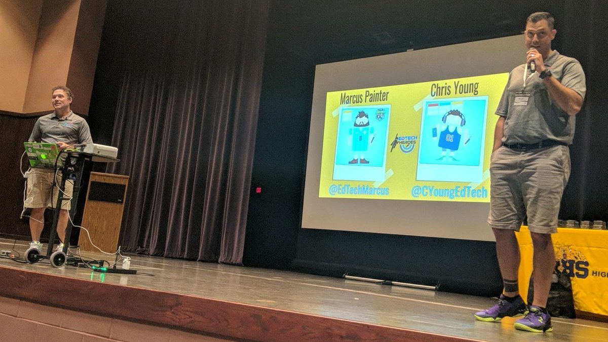jbuisonsclassrm's tweet photo. Wrapping up #EdTechintheBend with how to Teach Like a Student! https://t.co/mD8v5ozqJg