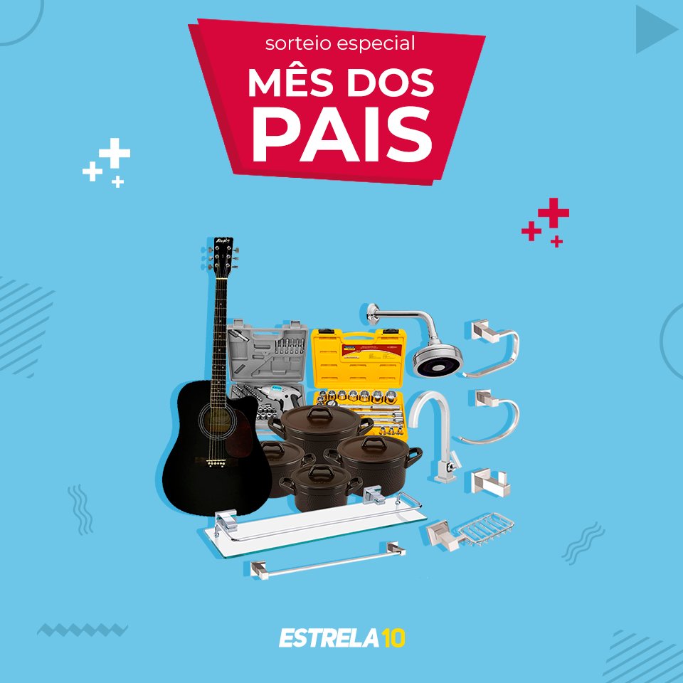 estrela10's tweet photo. Sorteio Especial - Mês dos Pais 👨‍👧‍👦
Seja você um dos 5 vencedores desse mega sorteio! São mais de R$ 2.500,00 em prêmios, vai ficar de fora?
Curta ESTRELA 10 no Facebook e saiba como participar.

Boa sorte! 😉 https://t.co/g42eDB8b2O