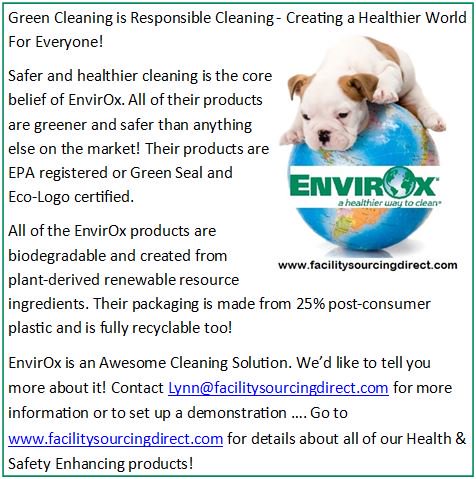 faciltysourcing's tweet photo. Go to https://t.co/nsAnxjaDON for details about EnvirOx and all of our Health &amp; Safety Enhancing products! #envirox #environment #business #healthandsafety #cleaning #cleaningsolution #friday #weekend https://t.co/KEx93N0zbH