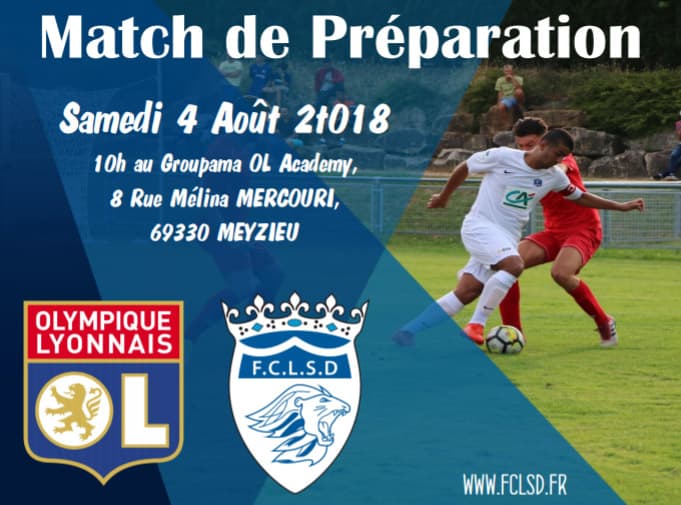 FCLSD69760's tweet photo. ⚽⚪🔵 Match Amical 🔵⚪⚽
Demain, à 10h, au #GroupamaOLAcademy , notre équipe fanion affrontera les U19 de l'@OL !
#NoussommesleFCLSD #FCLSD https://t.co/qnmu3RjLYD