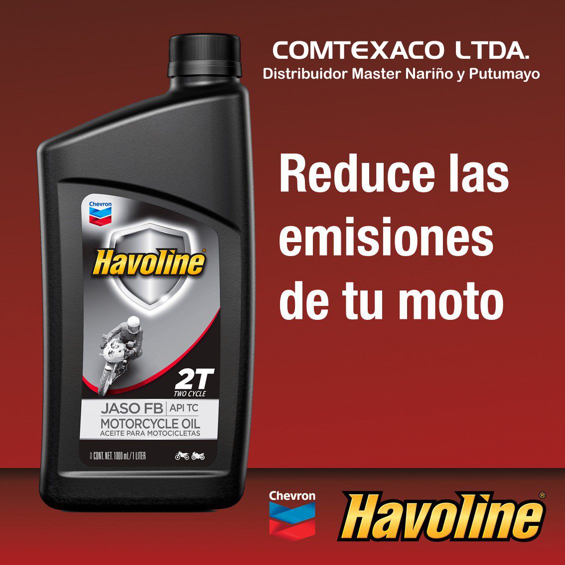 Havoline Motocicletas 2T - Comtexaco Ltda.