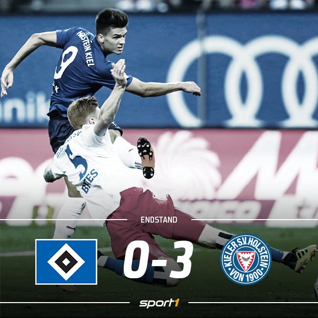 SPORT1's tweet photo. Blamage zum Zweitliga-Auftakt! #HSV #HSVKSV 0-3 #2Liga https://t.co/A5INEjgMml