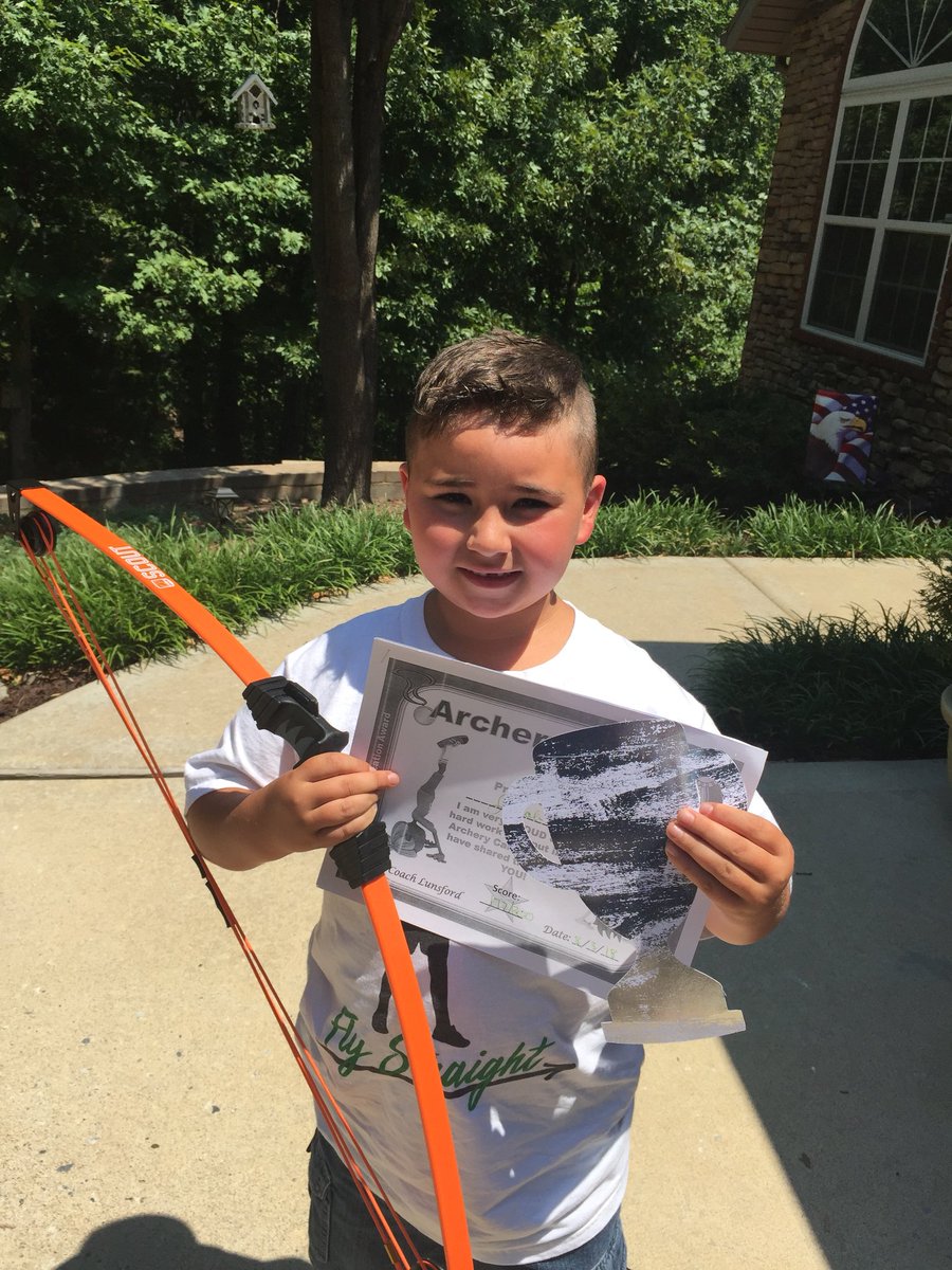 Jacob had archery camp this week, final day was his first tournament... Jacob got second! He is really enjoying archery! <a href="/Running_jimmy/">Jim Cheek</a>