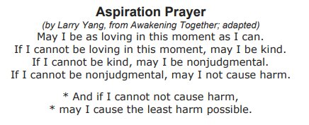 WorcesterZen's tweet photo. Aspiration Prayer, by Larry Yang.
#boundlesswayzen https://t.co/iFZuhNPySQ