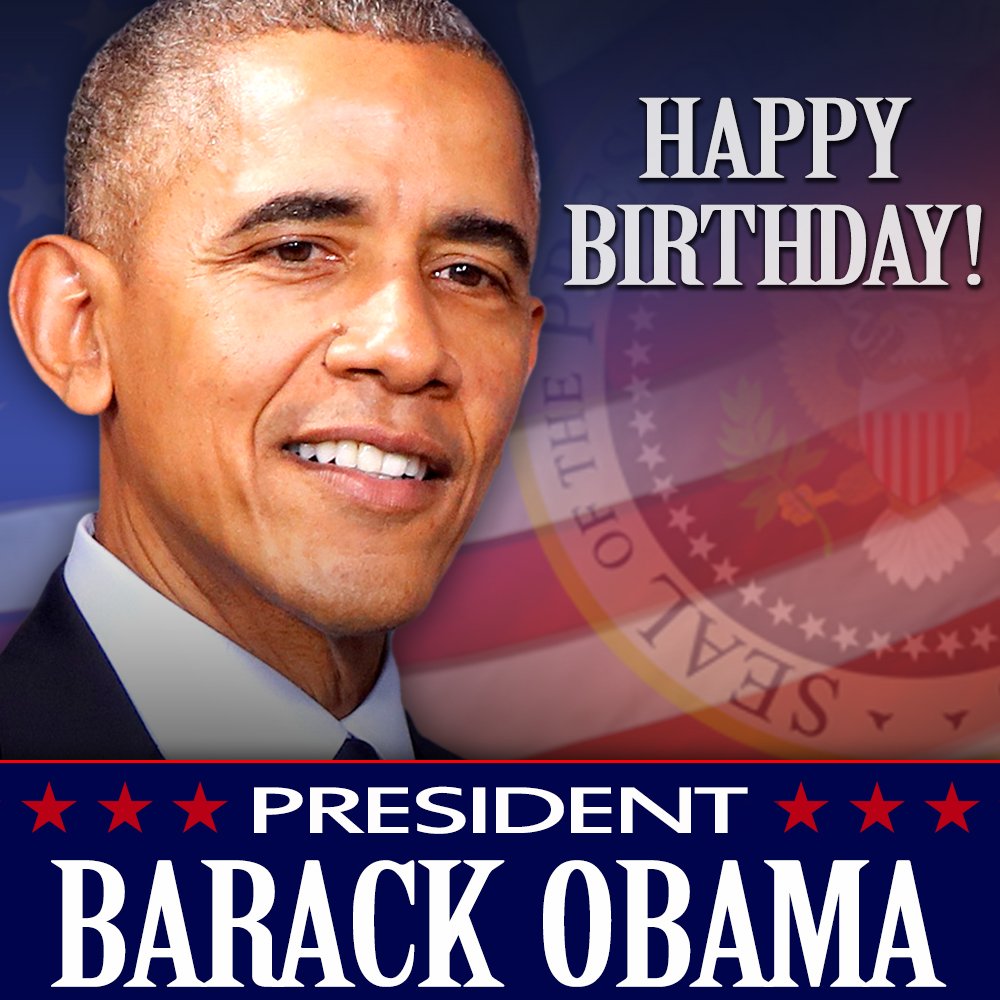 Happy Birthday to former President Barack Obama who turns 57 today! 