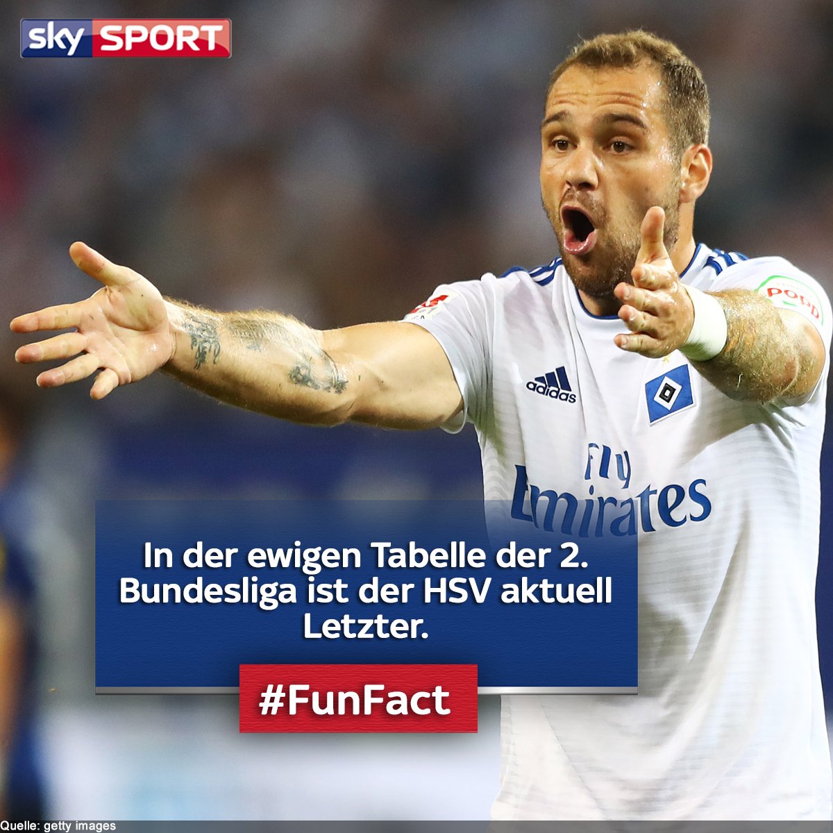 SkySportDE's tweet photo. Es ist bisher nur ein Spiel, aber... 

#hsvksv #skybuli https://t.co/3IXIZcCGut