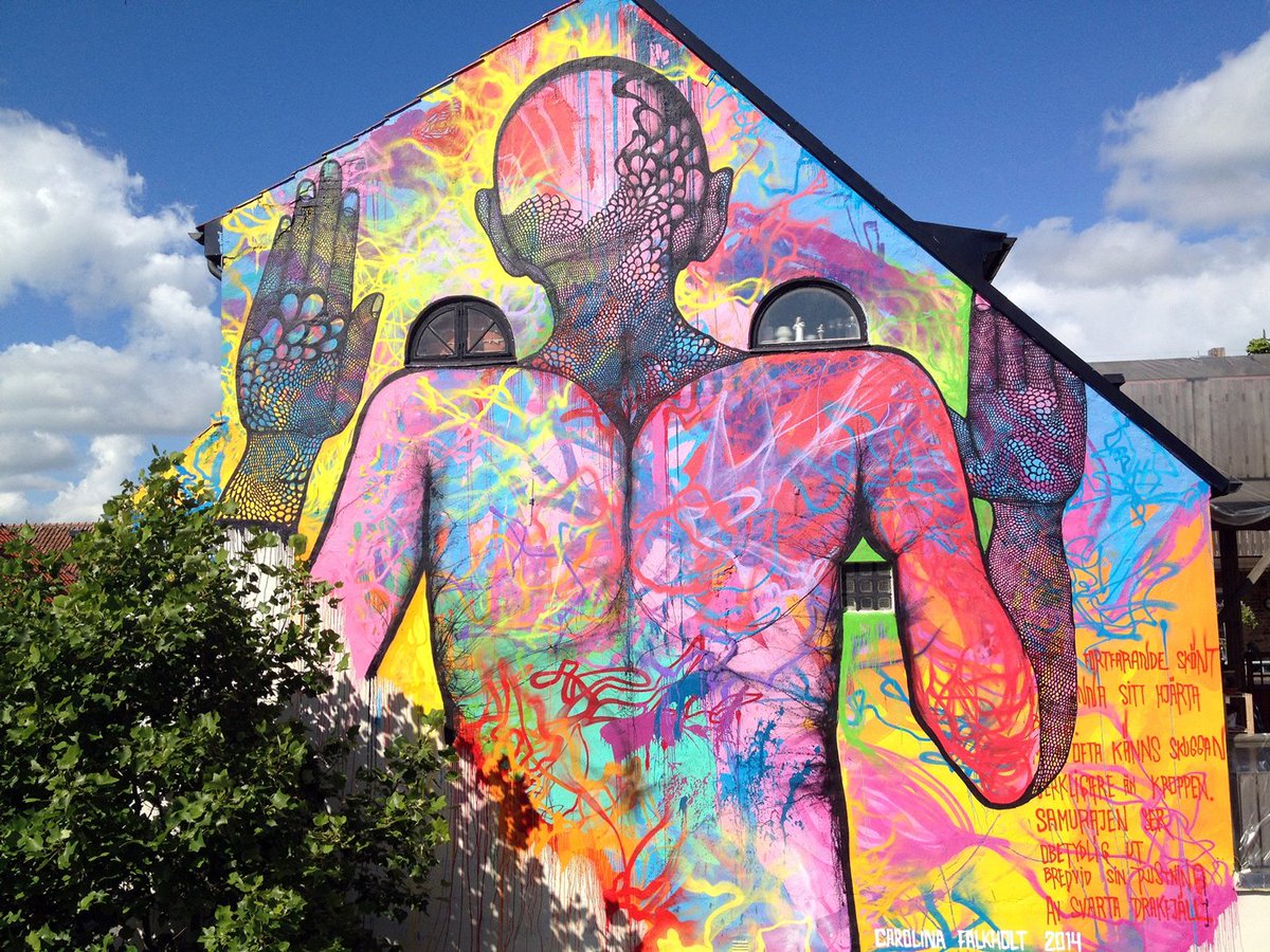 MolinaStreetArt's tweet photo. Likable color explosion by Swedish artist Carolina Falkholt in Österlen, Sweden
#streetartdaily #streetartnews #streetartlovers #picoftheday #streetsrtchat #photooftheday #streetart #carolinafalkholt #osterlen #sweden
📷 via https://t.co/R7h31Smelo | https://t.co/DlqkxzyCjr https://t.co/WAHaR0zJCy
