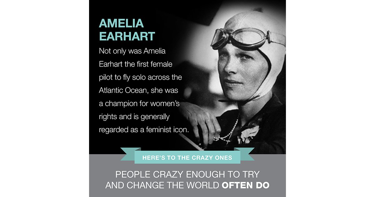 Glamcolletions's tweet photo. Amelia Earhart https://t.co/eCffnbBMVs https://t.co/GpX5iaZqHE