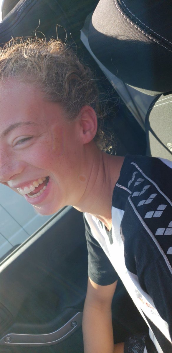 PC_CoachCrystal's tweet image. This little baguette got her Nationals cut in 200 BR this morning at prelims putting her top of the B Final for tonight! #SpeedoJrNats #PCAC #frenchie @PennCharter @midatlanticswim