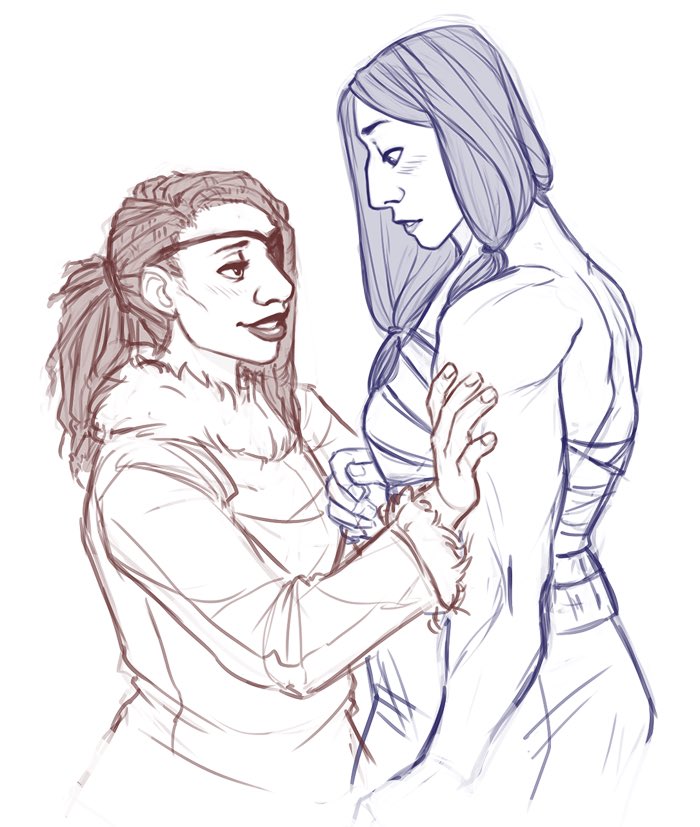 SFarrenBooks's tweet photo. In a way, it’s very much a story about letting go of the anger that comes from your own perceived failures, born of trauma, both physical and emotional. In another way, it’s about the slow burn between useless lesbians. https://t.co/Bkd2lm7nD7