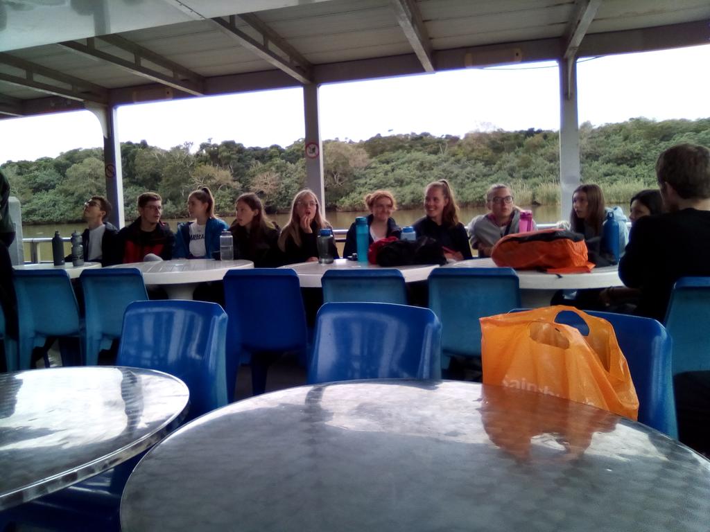 RGSSATEAM2's tweet photo. making our way down stream #kickyourhippos #boozecruise https://t.co/YuZKhW9Zky