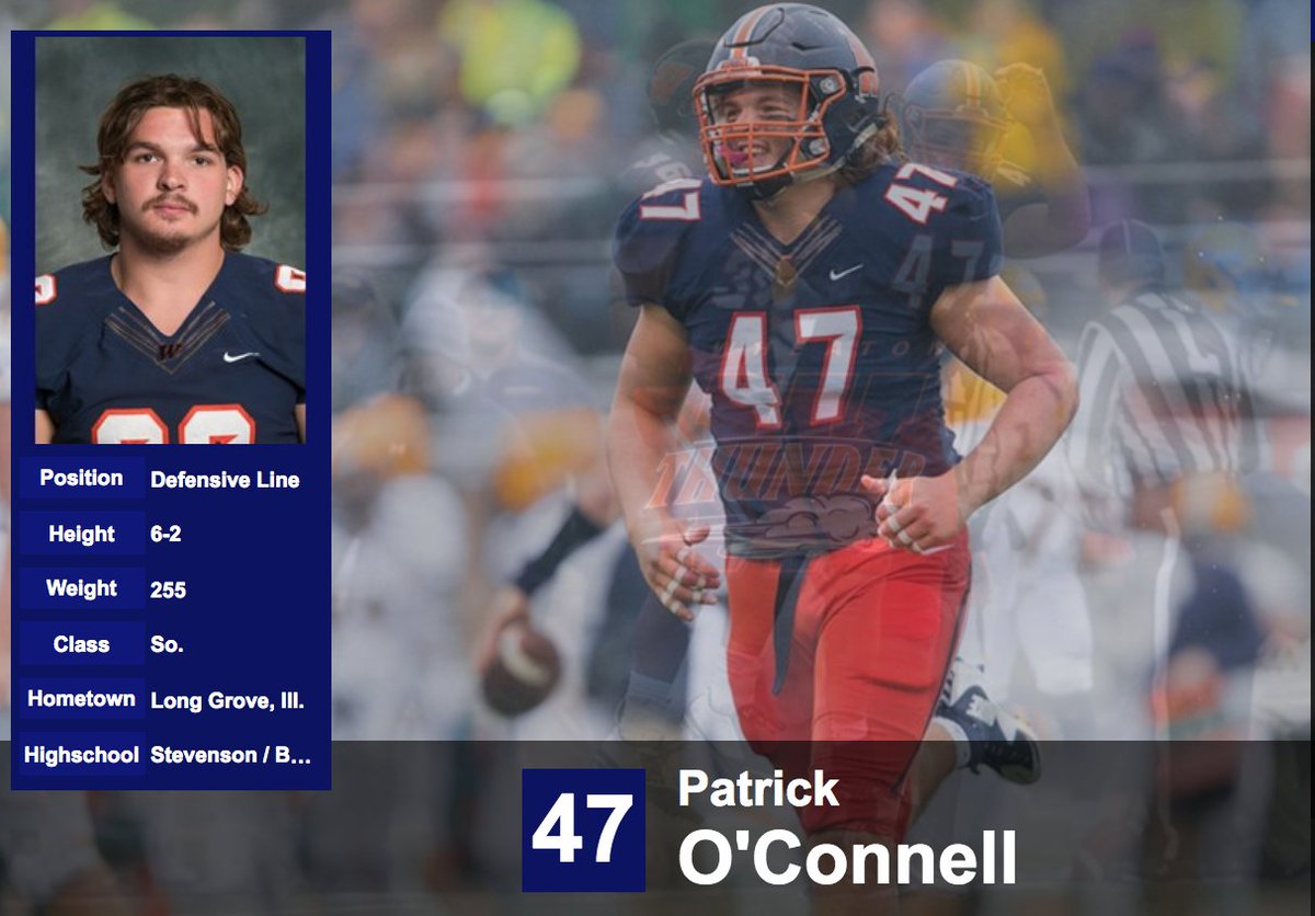 SHSpatFB's tweet photo. Excited to announce @patoconnell44 has been named D 3 pre-season All-American for @Wheaton_Thunder  football!  https://t.co/ok4lCVWxfR #HFT https://t.co/sxH9qNVqCq
