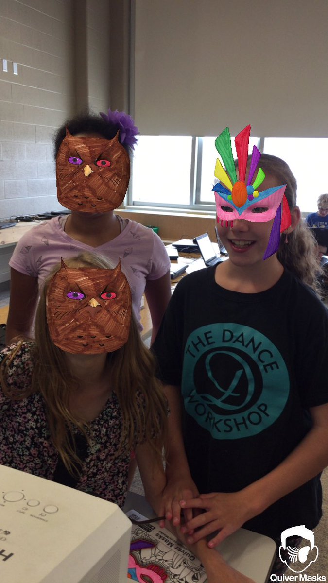 Traffordsclass's tweet image. Quiver masks app takes your 2D coloring to 3D mask that you can wear. @SCDSB_Schools @scdsbsl @clarksgotclass @mrs_wade1 #scdsbslp