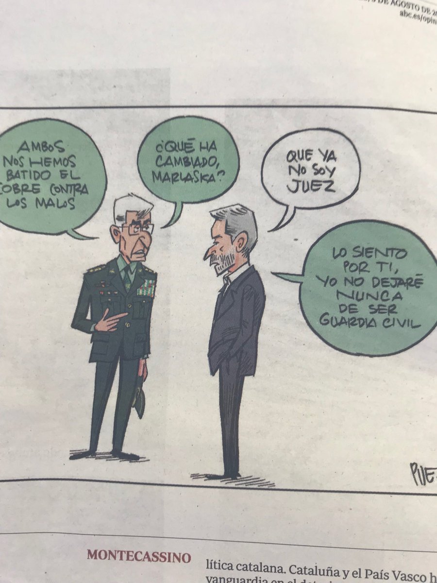 un_seguridad's tweet photo. Magnifica la viñeta de Puebla en el diario Abc de hoy. Como cambia los tiempos. https://t.co/vaAAxlU2j1