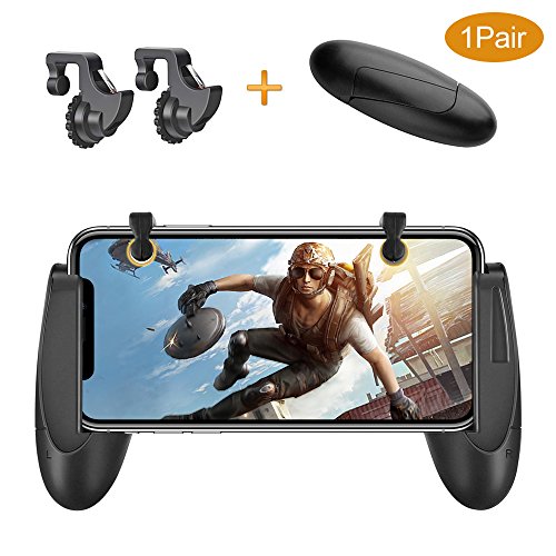 PlayGameNewscom's tweet photo. New post (PUBG Mobile Controller Sensitive Aim and Shoot Mobile Triggers and Game Grip L1R1 for Knives Out/Rules of Survival, Mobile Game Controller for iphone Android 4.5-6.4inch) has been published on Play Game News - https://t.co/AP4WE9sSqg https://t.co/zYrs76g9ON