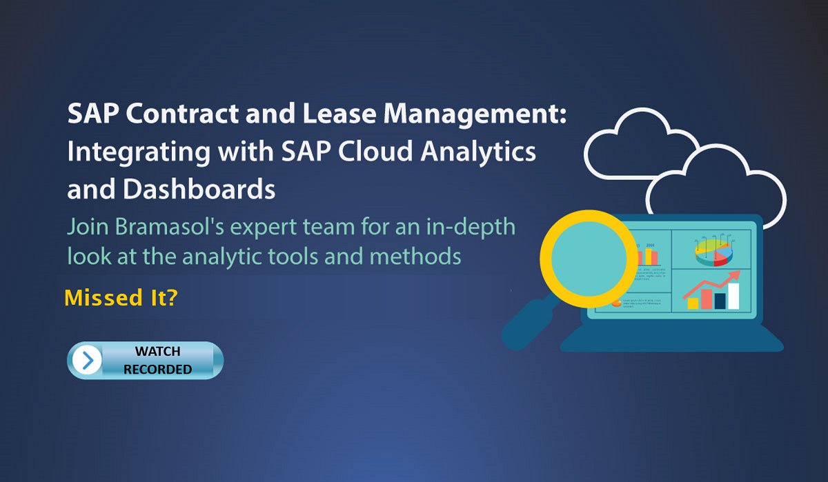 Bramasol's tweet image. #FirdayFreebie If you&apos;ve missed our recent webinar watch recorded here 👉 hubs.ly/H0dg99q0 #SAPLeaseAdmin #FinancialTransformation #CloudAnalytics
