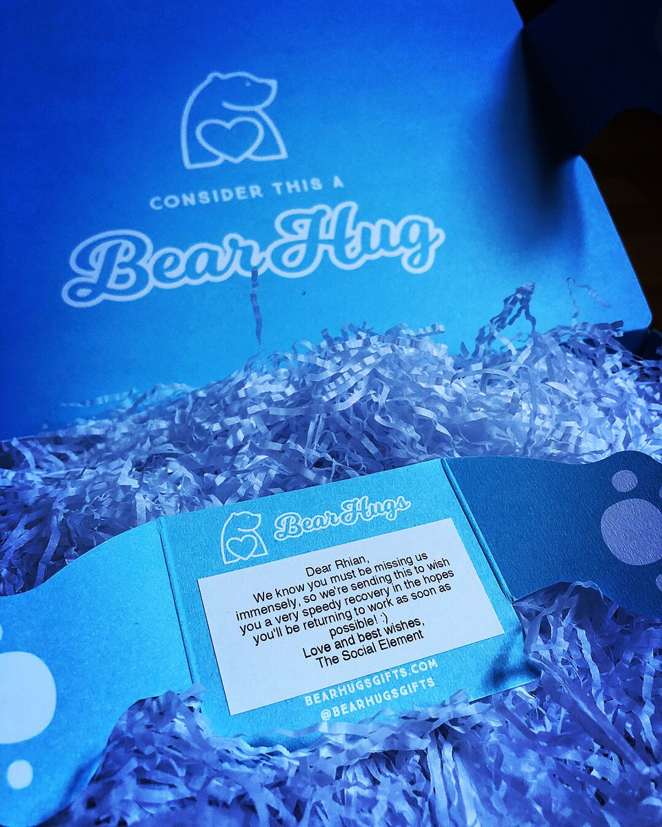 RhianJones's tweet photo. Oh my gosh, you guys are the cutest @hayley_turner , @tlittleton and the @Soc_Element squad 💙💙💙 Thank you so much for the huge #bearhug, I appreciate it https://t.co/0uTZ1mP6nY