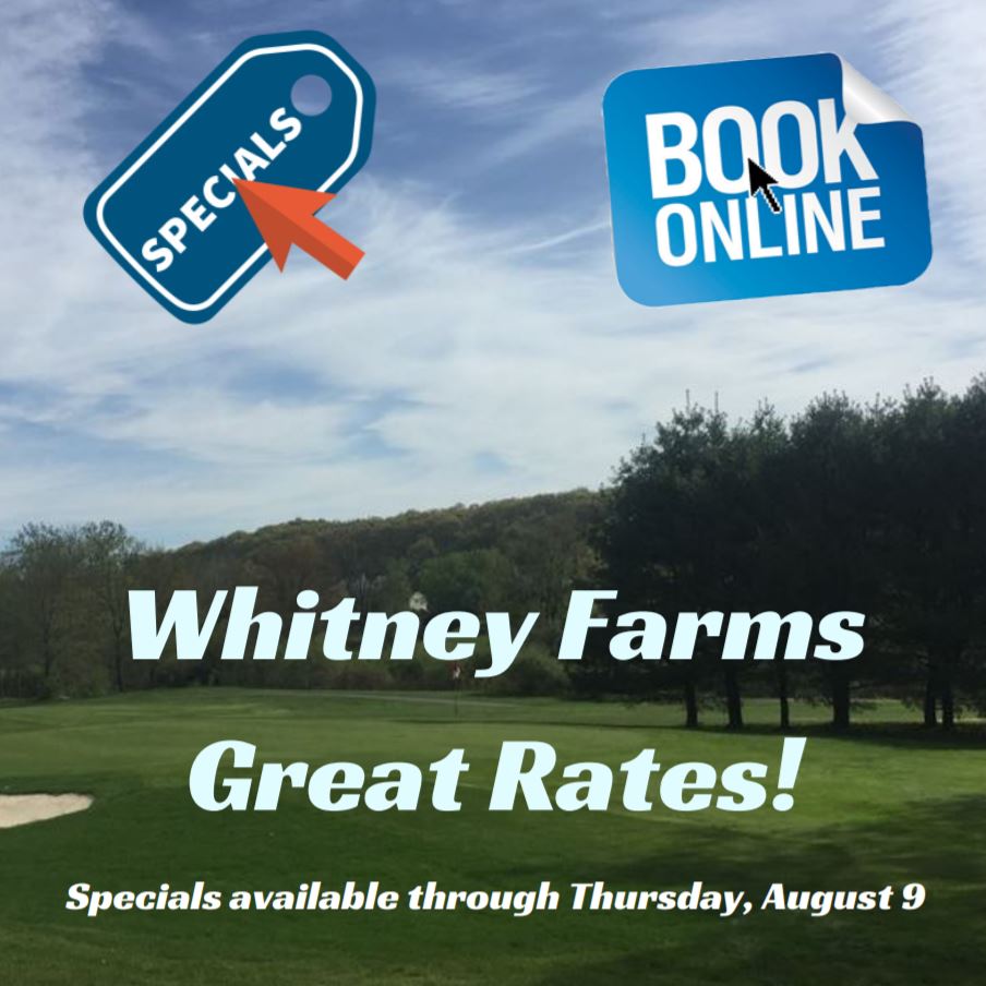 We're offering special rates at Whitney Farms! 

BOOK NOW - ow.ly/6L8g30lfQzD