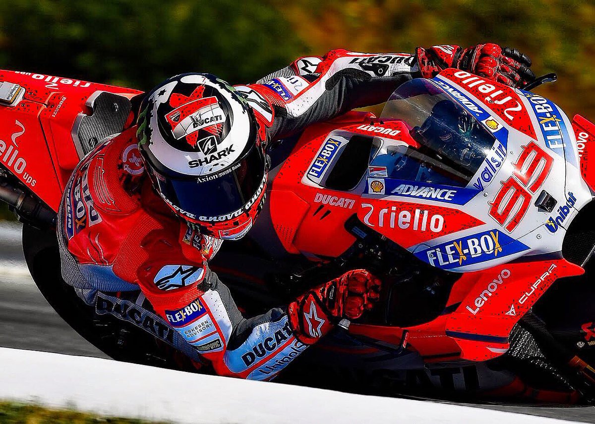 lorenzo99's tweet photo. Time to push, time to work. We’ll improve. #JL99 😈 #CzechGP #keepfighting https://t.co/alVYLwEuJv