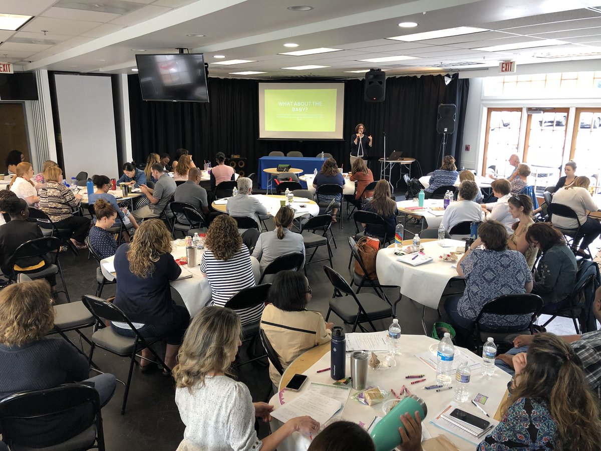 SCANofNOVA's tweet photo. “What about the babies?” Johanna Van Doren-Jackson from #InfantToddlerConnection @LoudounCoGovt begins discussion of substance-exposed infants and trauma at #rootsoftrauma training. https://t.co/Ilfuy75cHC