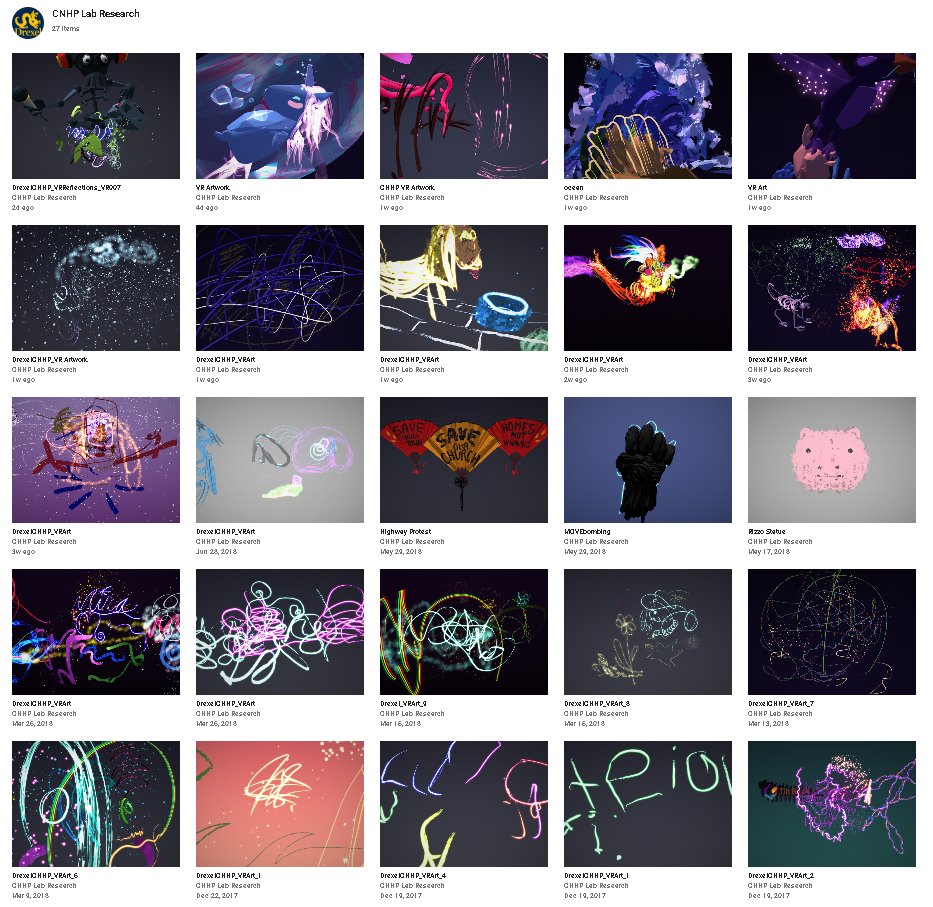 motorprimitive's tweet photo. Some of the creative works of VR Art Study #VRArtTherapy #tiltbrush @DrexelCNHP:
https://t.co/HML2bji5xP https://t.co/I3EhCvDVDC